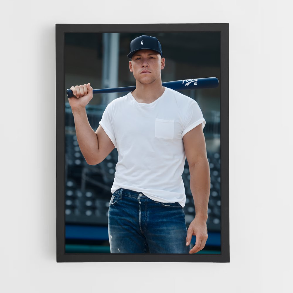 Poster Aaron judge stades – affiche Baseball (vue 2)